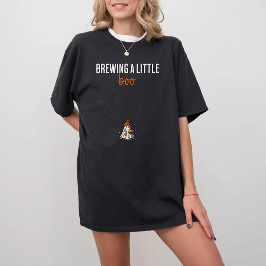 Halloween Pregnancy Announcement Shirt, Halloween Maternity T Shirt, Funny Mom To Be Crewneck, Spooky Baby Shower Tshirt, Pregnant Wife Tee