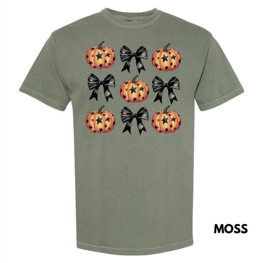 Halloween Pumpkin Coquette Comfort Colors T-Shirt 'NLB'