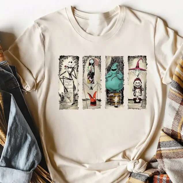 Halloween Shirt, Nightmare Before Christmas Shirt, Jack Skellington Halloween Shirt, Oogie Boogie Shirt, Spooky Season Shirt