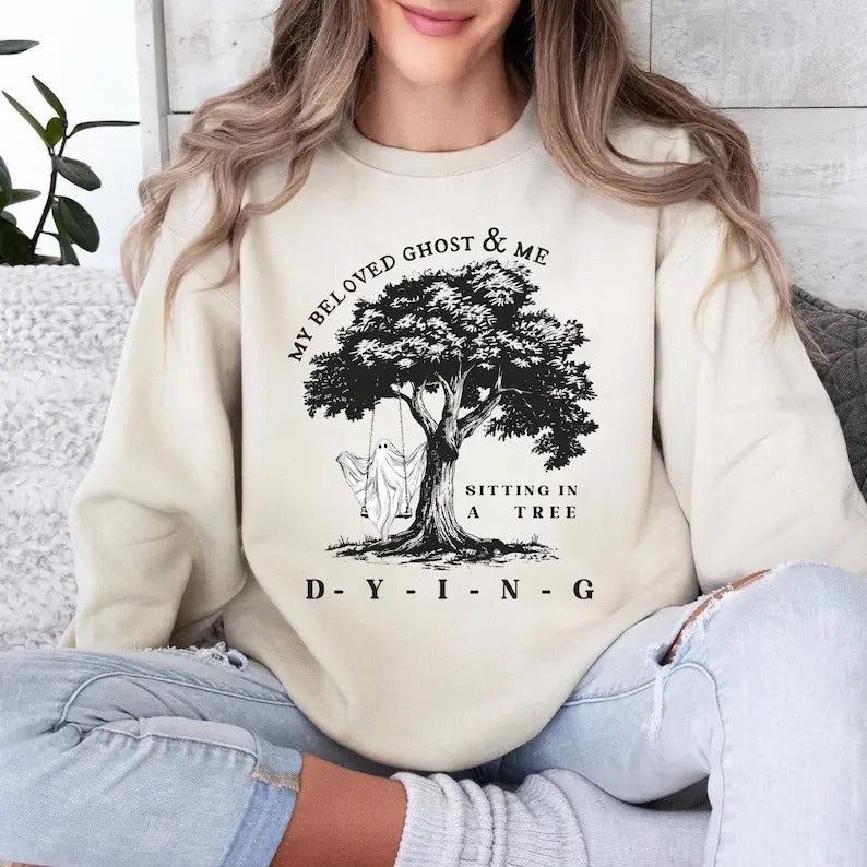 Halloween Songs Shirt Sweatshirt, Halloween Shirt, Spooky Season, Ghost Haunt, Fall Season, Pumpkin Halloween, Halloween Lyrics Sweatshirt Hoodie T-Shirt