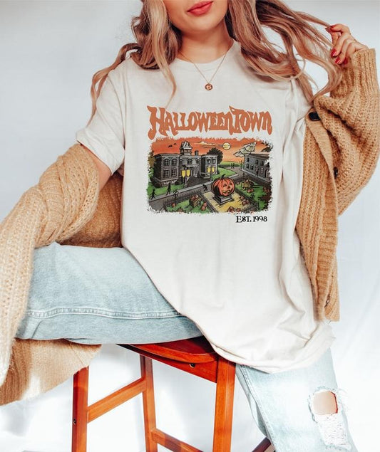 Halloween Town Shirt, Halloween Town Est 1998, Halloween Sweatshirt, Halloween Pumpkin Shirt, Halloween Party Gift