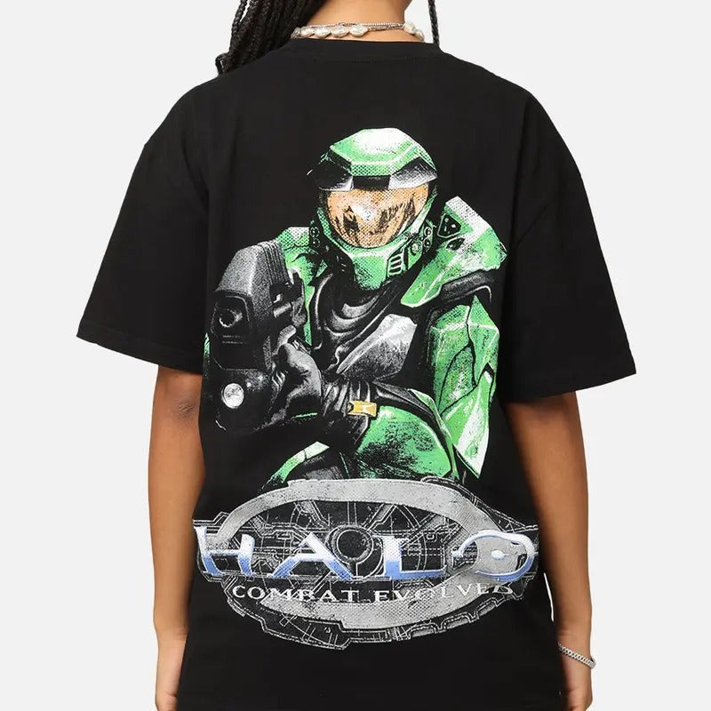 Halo Halo Combat Evolved T-Shirt Trending Movie Shirt Menswear Womenswear Streetwear Movie Fans Graphic Casual Clothing Crewneck Cotton