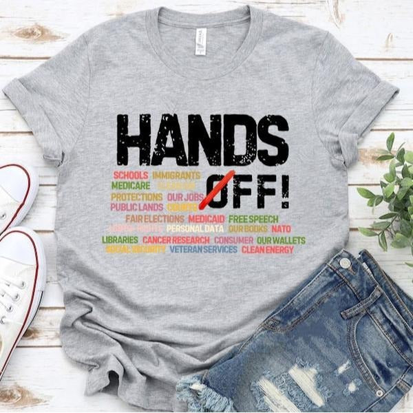 Hands Off Protest Shirt, Political Activism Shirt, Save Public Lands, Medicare Social Security, Free Speech, Environmental Rights Shirt, Sweatshirt, Hoodie