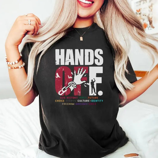 Hands Off Tshirt, Hands Off Protest Shirt, Trendy Political Sweatshirt, Anti-Government Control Tee, Medicare Medicaid Rights Shirt, Social Justice Tee