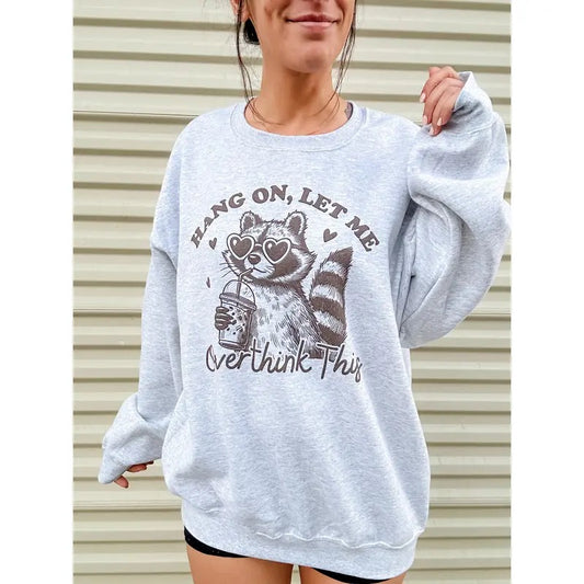 Hang On Graphic Pullover