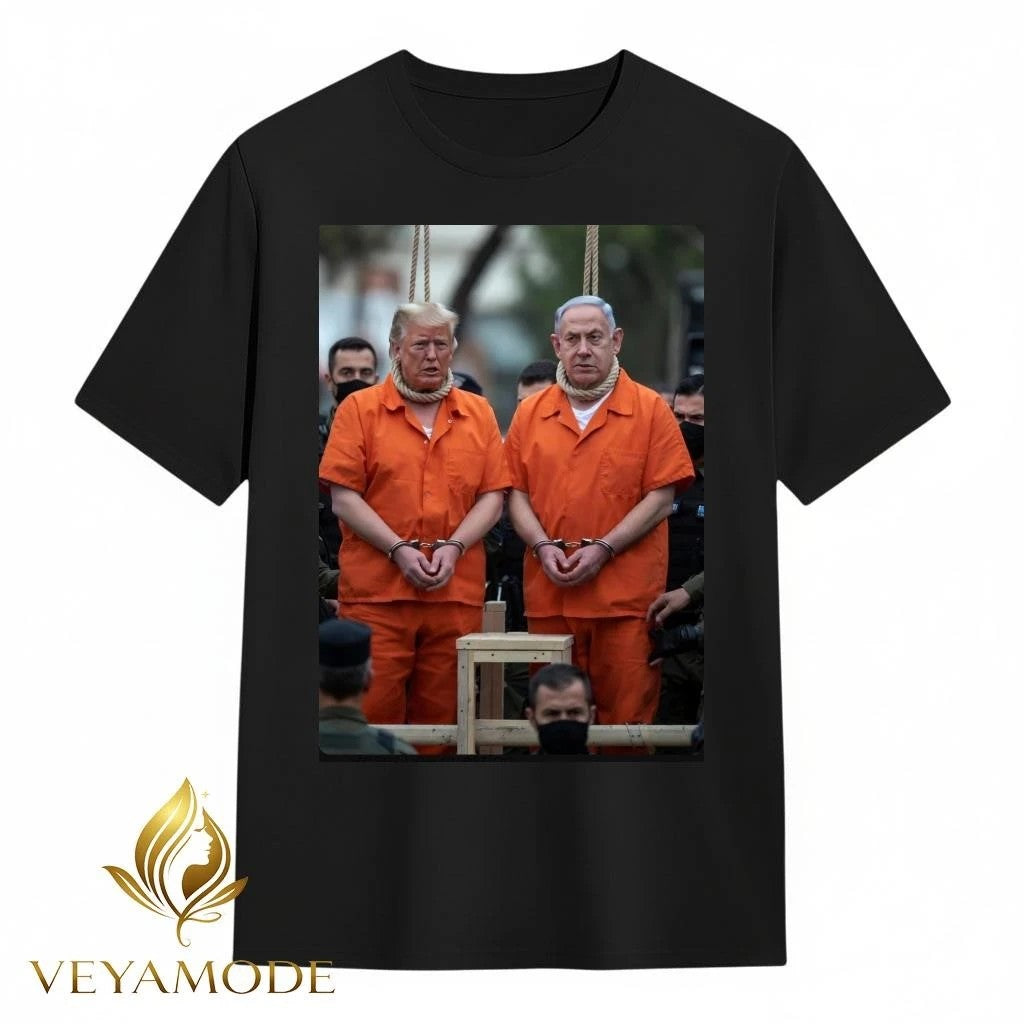 Hang criminals Trump and Netanyahu tee