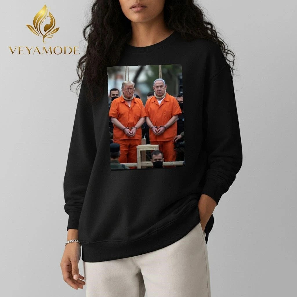 Hang criminals Trump and Netanyahu tee