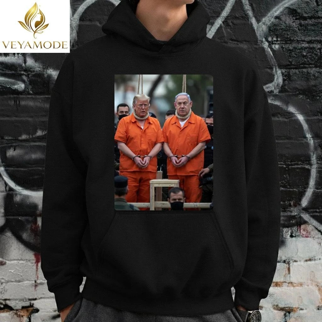 Hang criminals Trump and Netanyahu tee
