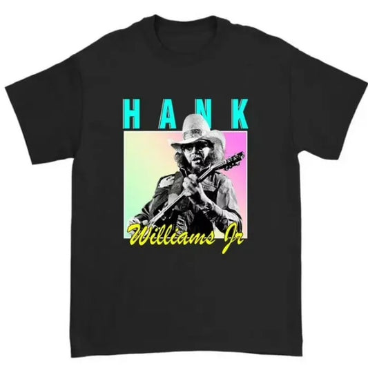 Hank Williams Jr Classic Unisex T-Shirt - Cotton Fabric