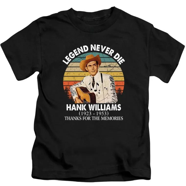Hank Williams Legend Thanks For Memories T-Shirt