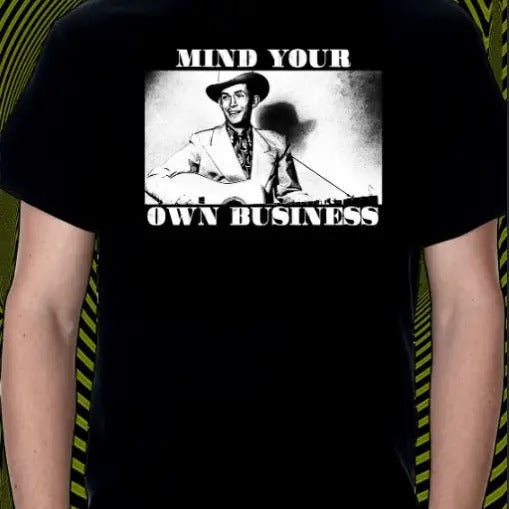 Hank Williams T-Shirt, Hank Black Tee