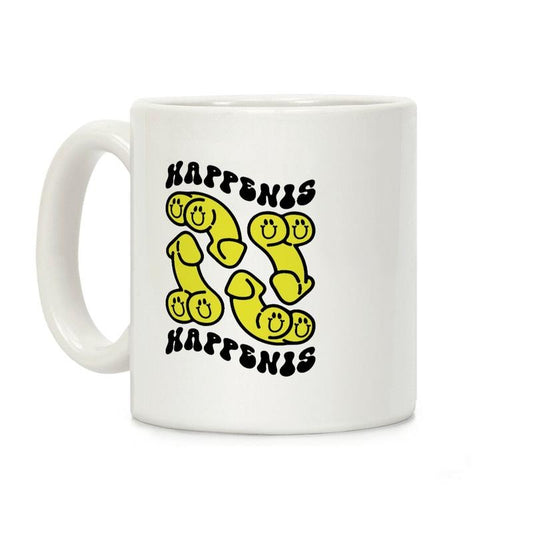 Happenis Coffee Mug, Graphic Tees, Funny Coffee Mug Gift