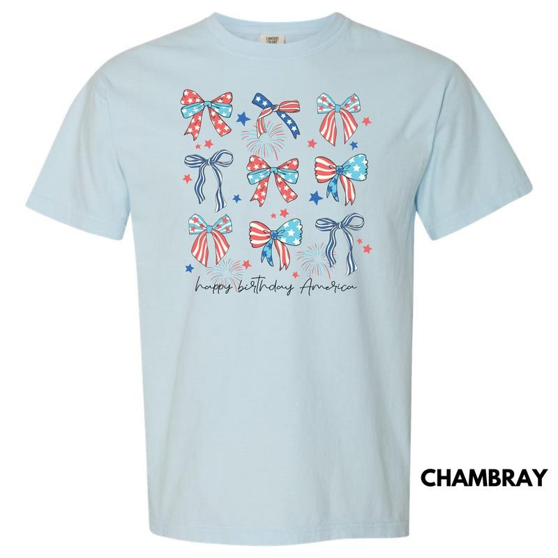 Happy Birthday America Comfort Colors T-Shirt 'NLB'