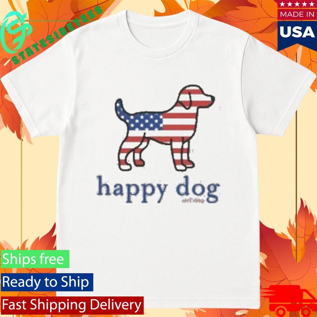 Happy Dog Surf Usa Flag Shirt