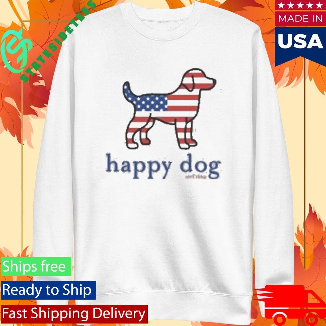 Happy Dog Surf Usa Flag Shirt