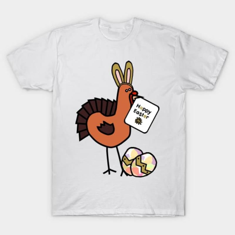 Happy Easter Bunny Ears Pocket monsters Thanksgiving Turkey T-Shirt Hoodie, Sweatshirt | DripVista.com