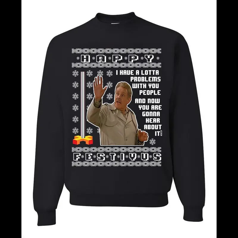 Happy Festivus Christmas Sweatshirt, Christmas Sweatshirt For Women, Christmas Gift, Holiday Sweater, Xmas Tee