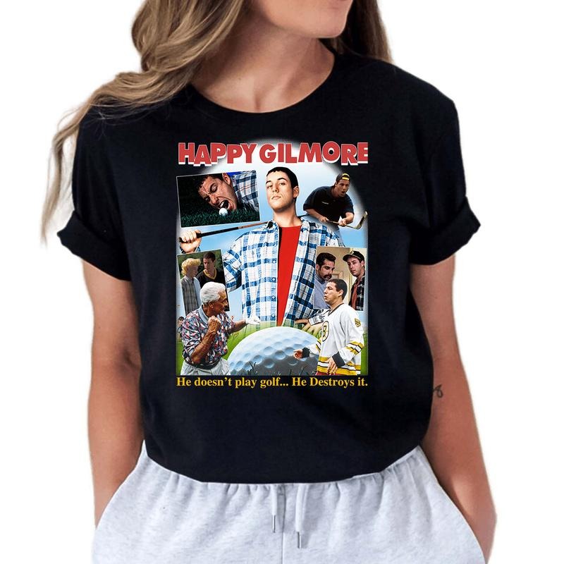 Happy Gilmore Shirt,, Adam Sandler T-Shirt, Adam Sandler Sweatshirt, Adam Sandler Tee Hoodie | DripVista.com