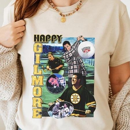 Happy Gilmore T-Shirt Adam Sandler T-Shirt Happy Gilmore Retro T-Shirt