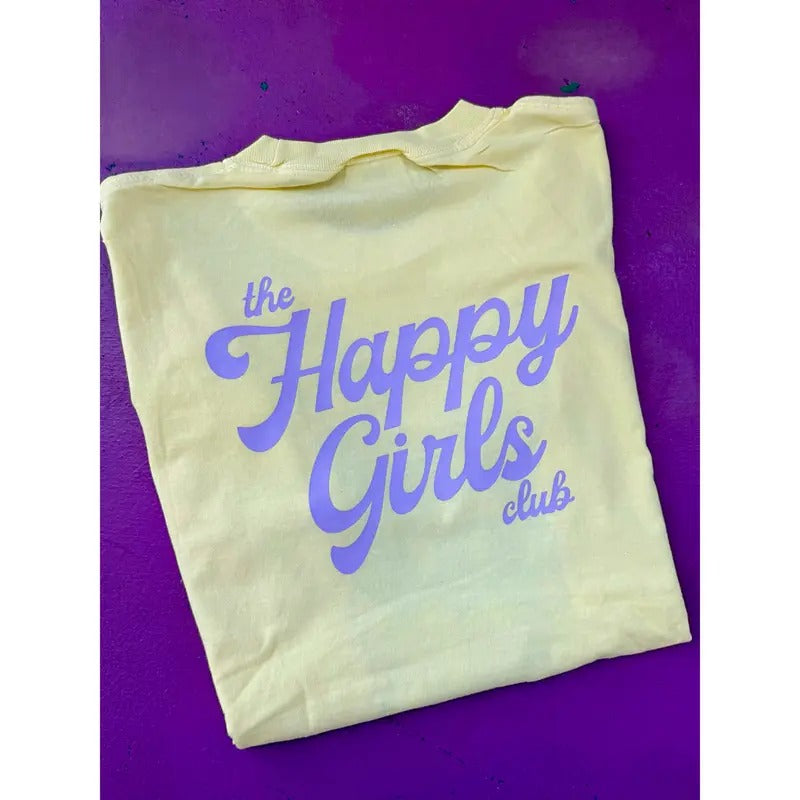 Happy Girls Club Tee Hoodie, Sweatshirt | DripVista.com