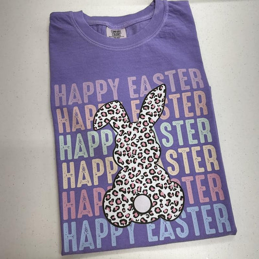 Happy Happy Easter Bunny Comfort Colors T-Shirt