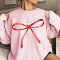 Happy Valentine's tshirt,sweatshirt,hoodie, Coquette tshirt, Coquette Aesthetic Bow sweatshirt, Valentine Girly png, Valentine's Day png, Heart png, Trendy Valentine