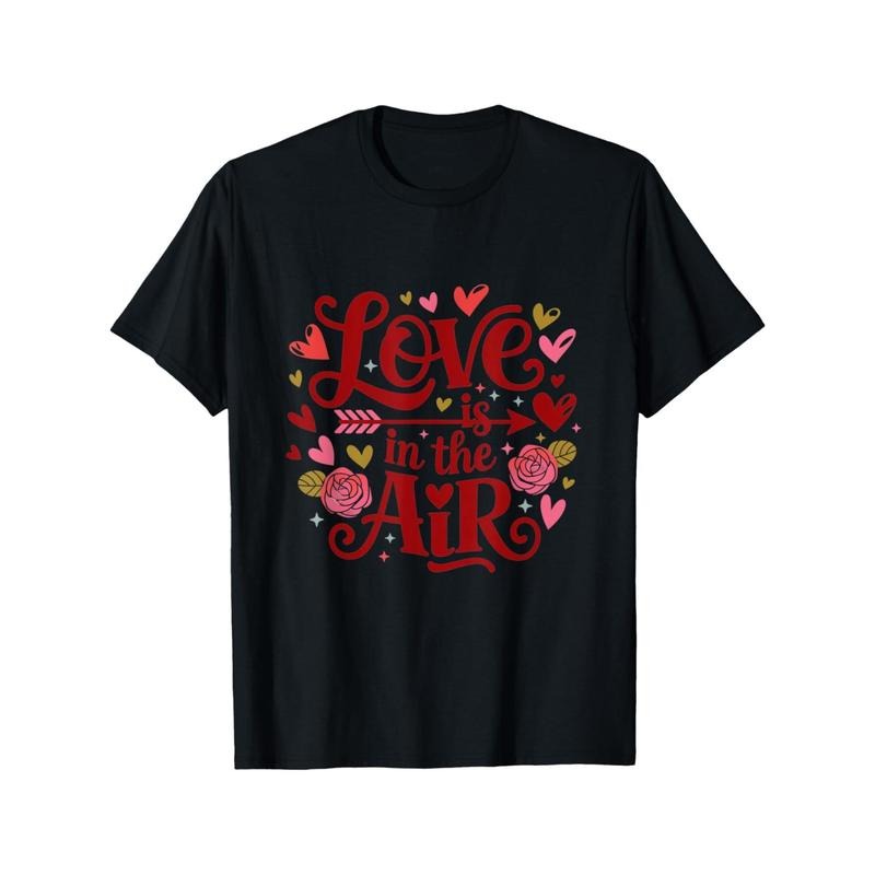 Happy Valentines Day Love Is In The Air T-Shirt made in usa Hoodie, Sweatshirt | DripVista.com