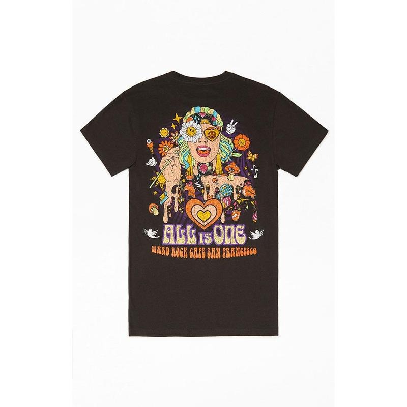 Hard Rock Cafe Men's Love All Serve All San Francisco T-Shirt - Multicolor Hoodie, Sweatshirt | DripVista.com
