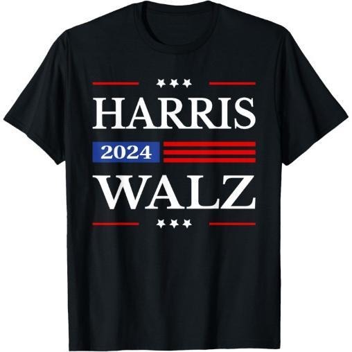 Harris Waltz 2024 Kamala Harris 2024 Tim Waltz 2024 USA Flag T-Shirt made in usa Hoodie, Sweatshirt | DripVista.com