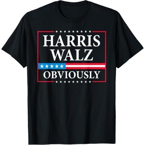 Harris Waltz 2024 Obviously Kamala Harris Tim Walz 2024 T-Shirt made in usastyle{n002}2 Hoodie, Sweatshirt | DripVista.com