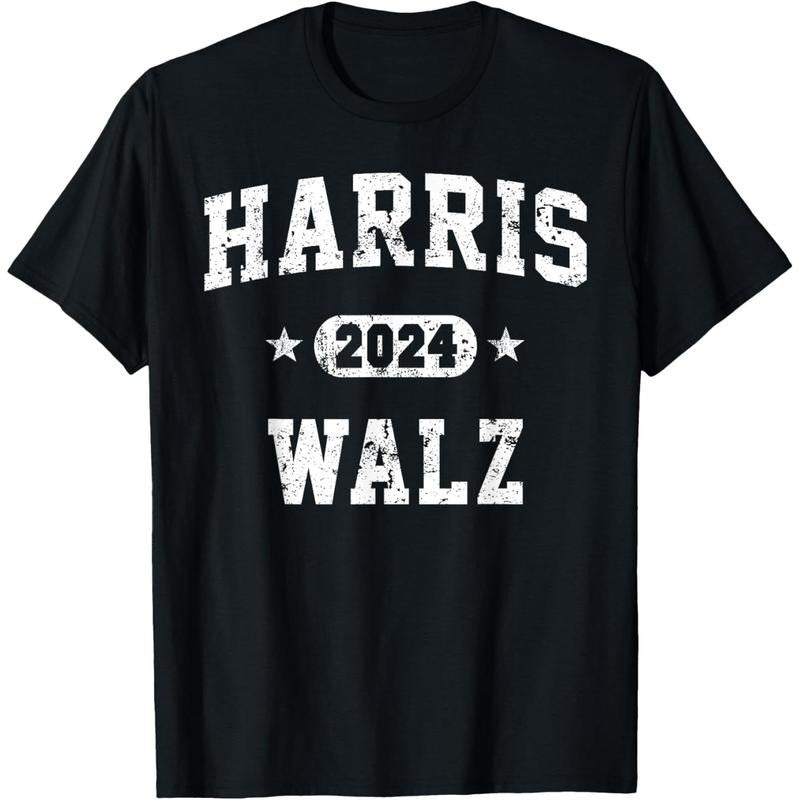Harris Walz 2024 Vintage Team T-Shirt made in usa Hoodie, Sweatshirt | DripVista.com