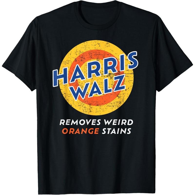 Harris Walz 2024 Waltz Removes Weird Orange Stains T-Shirt made in usa Hoodie, Sweatshirt | DripVista.com