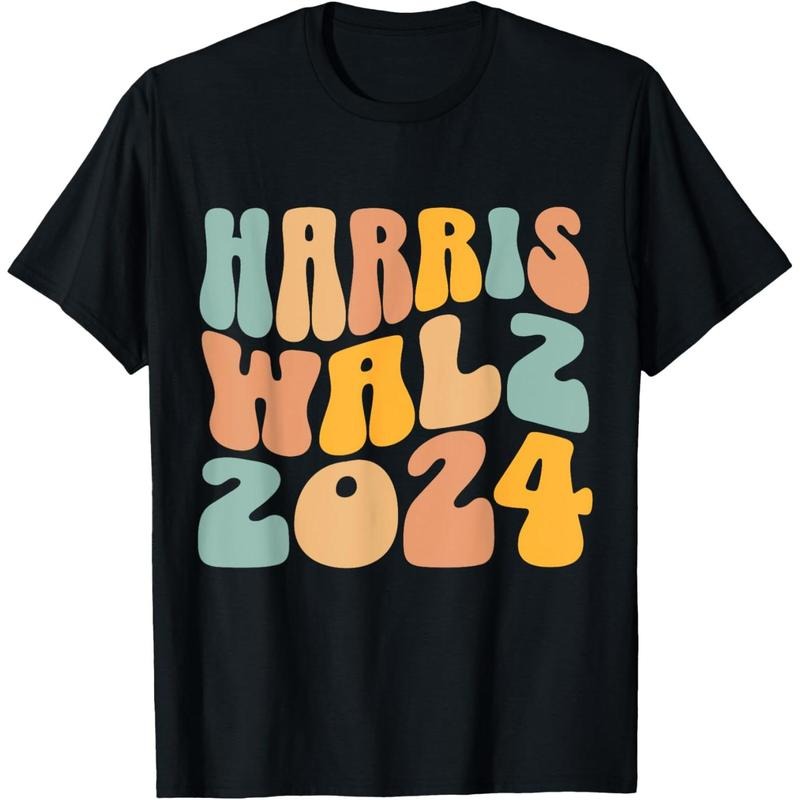 Harris Walz 2024 for President Kamala Harris Democrat T-Shirt made in usa Hoodie, Sweatshirt | DripVista.com