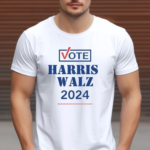 Harris Walz Shirt for Men, Harris Walz 2024 Shirt, Vote Harris Walz T-Shirt, Vice President Tim Walz Shirt, Kamala Harris Tim Walz Shirt made in usa