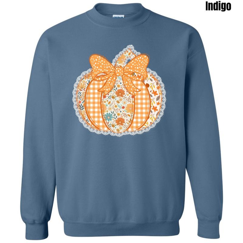 Harvest Floral Pumpkin Sweatshirt 'NLB' T-Shirts, Hoodie | DripVista.com