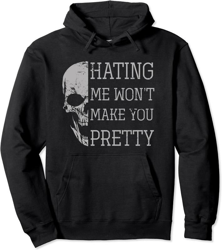 Hating Me Wont Make You Pretty Tattoo Hoodie | Unisex Hooded Sweatshirt | FAST SHIPPING T-Shirts | DripVista.com