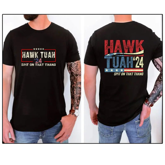 Hawk Tuah 24 Spit on That Thang T-Shirt, Hawk Tuah Girl Shirt, Trending Viral Hawk 2024