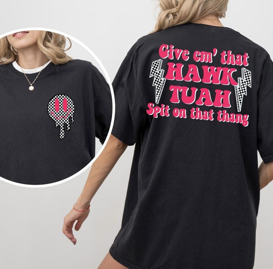 Hawk Tuah Neon  Unisex Tee Cotton Fit