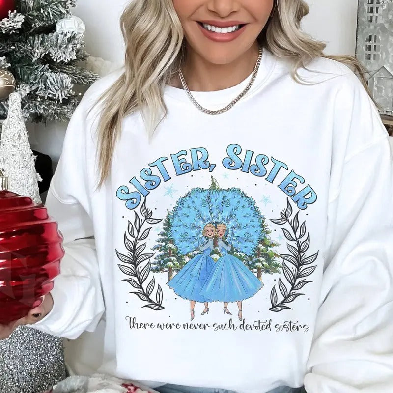 Haynes Sisters Gift For Fan Shirt White Christmas 50s Movie Vintage Shirt, Sisters Haynes, Betty Haynes, Judy Haynes Lovers Shirt, There Were Never Such Devoted Sisters Shirt