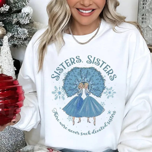 Haynes Sisters Shirt White Christmas 50s Movie Vintage Shirt, Sisters Haynes, Betty Haynes, Judy Haynes, Christmas Fan Lovers Shirt, There Were Never Such Devoted Sisters Shirt