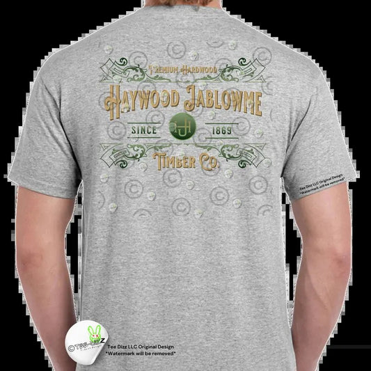 Haywood Jablowme Timber Co. - Funny men's t-shirt - Menswear Top Print Tshirt Casual Shortsleeve Crewneck