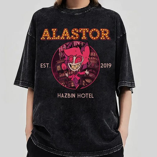 Hazbin Hotel Characters Of Years T-Shirt, Hazbin Hotel Characters Tee, Helluva Boss, Alastor, Vaggie, Charlie,Angel, Niffty,Cherri,Sir Pentious T-Shirt