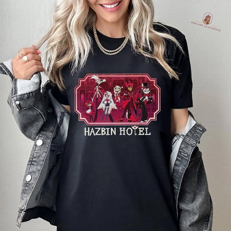 Hazbin Hotel Shirt Alastor Shirt Charlie Angel Dust Shirt Hoodie, Sweatshirt | DripVista.com