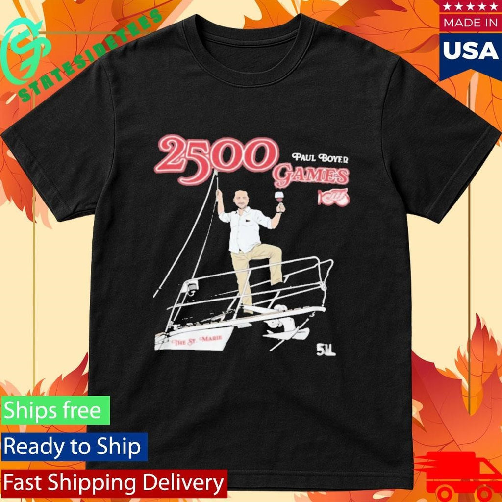 Head Equipment Manager Paul Boyer 2500 games Shirt