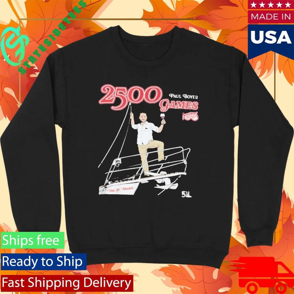 Head Equipment Manager Paul Boyer 2500 games Shirt