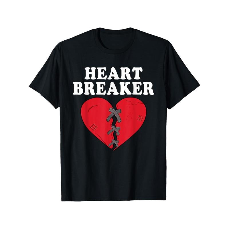 Heart Breaker" Funny Valentine's Day T-Shirt for Men