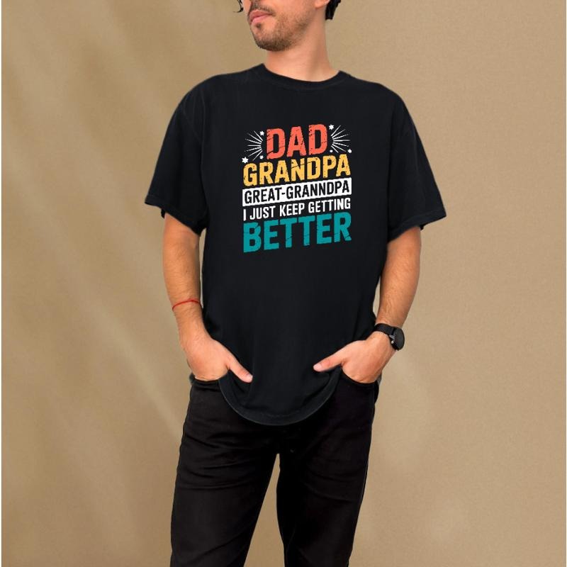 Heartwarming Lightsaber brand - Shirt Celebrating Family Roles: "Dad Grandpa Great