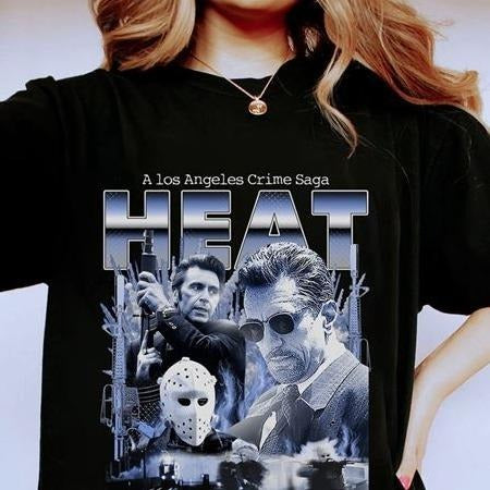 Heat Movie - A Los Angeles Crime Saga 90s Retro Vintage Unisex Classic T-Shirt Top Womenswear city shirt