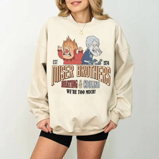 Heating and Cooling We Are Too Much Shirt, The Year Without A Santa Claus Shirt, Family Xmas Gift