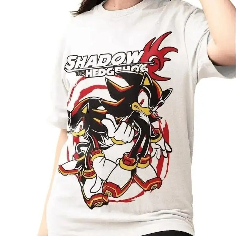 Hedgehog Shadow Shirt, Japanese Anime Shirt, Gaming Legend Apparel, Anime Manga Tee